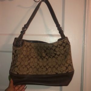 Brown Coach C Purse